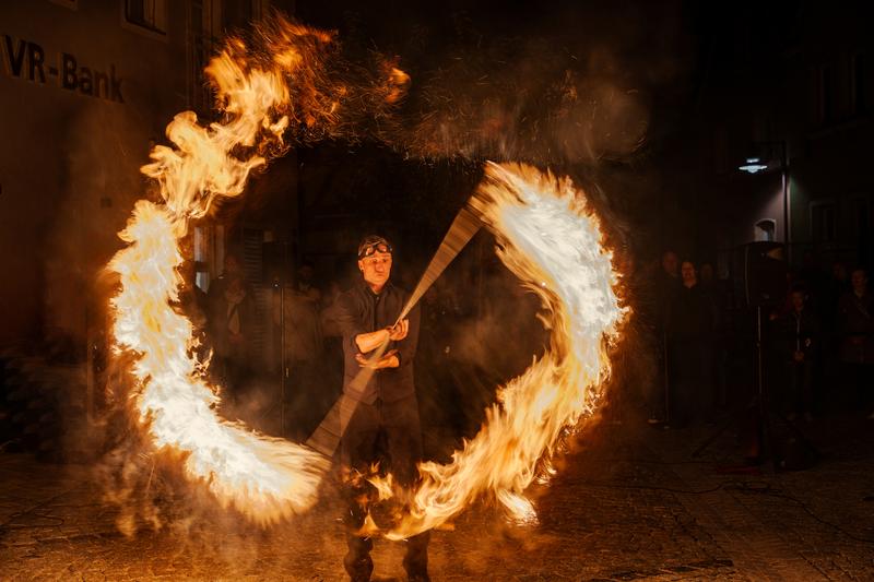 Feuershow am Kugelbühl - AbendROTH