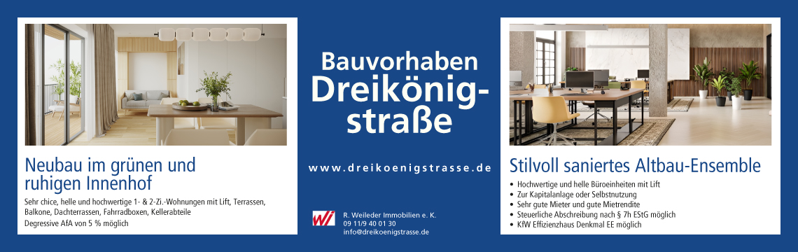 Werbeanzeige: dreikoenigstrasse.de