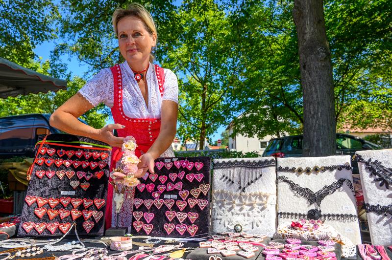 Markt beim Burgfest Hilpoltstein