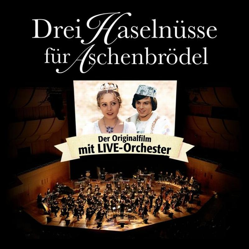 "Drei Haselnüsse für Aschenbrödel", Originalfilm mit Live-Musik mit den Hofer Symphonikern