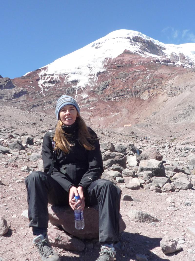 Andrea Wulf at Chimborazo