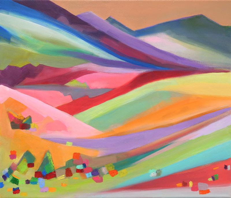 "Gleichgewicht", Malerei von Sascha Bank