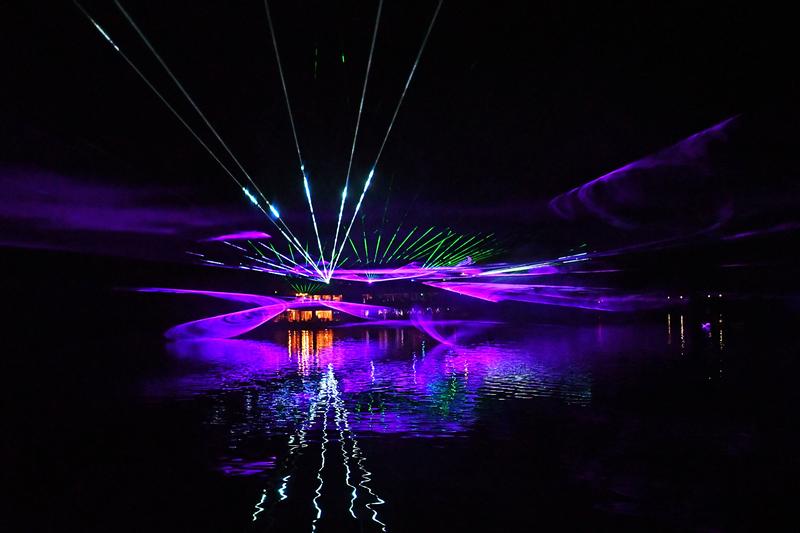 Magische Momente am Brombachsee: Licht- und Lasershow