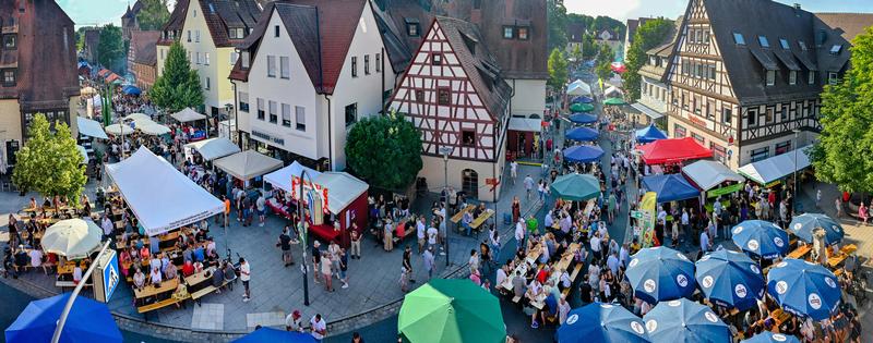 Panorama Bürgerfest Feucht 2025