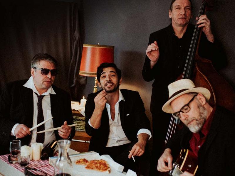 Alessandro Mega mit seiner Band Quartetto Corleone