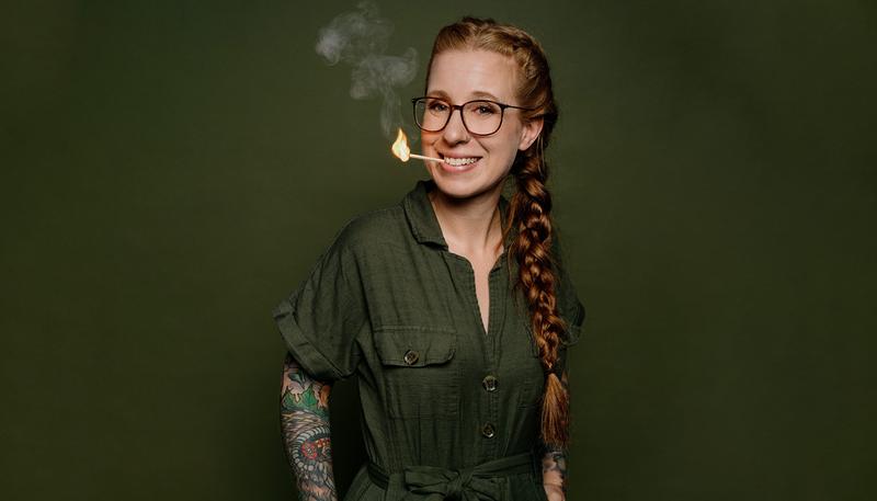 Sara Brandhuber zündelt