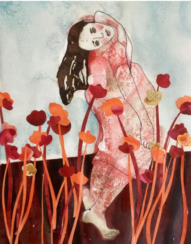 Ursula Allgäuer: Aquarell Zeichnung