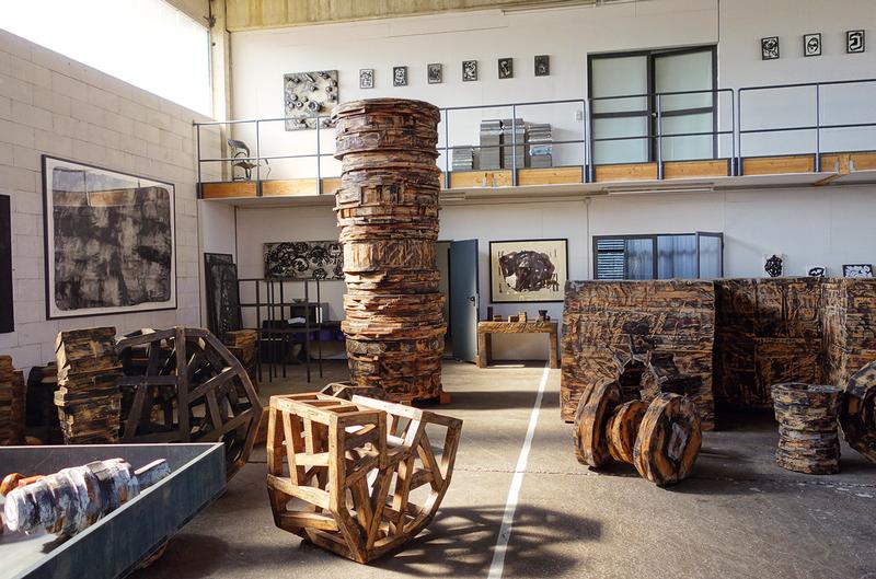 Werkhalle Ingrid Hartlieb, Ausstellung Holz ist mein Werkstoff
